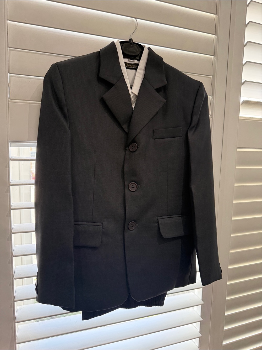 Boys Grey Full Suit